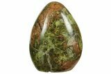 Polished, Free-Standing Green Pistachio Opal - Madagascar #211485-1